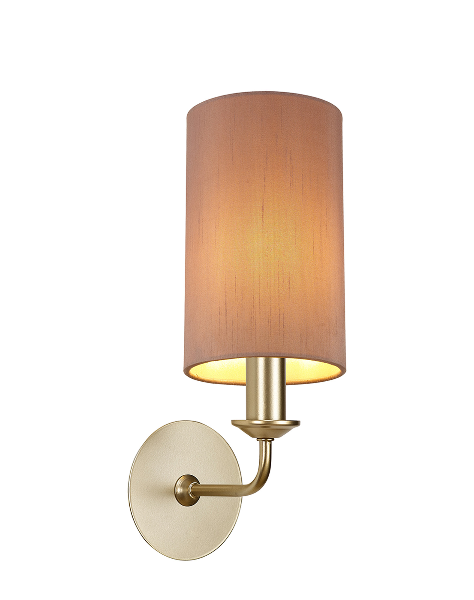DK0958  Banyan Wall Lamp 1 Light Champagne Gold; Taupe/Halo Gold